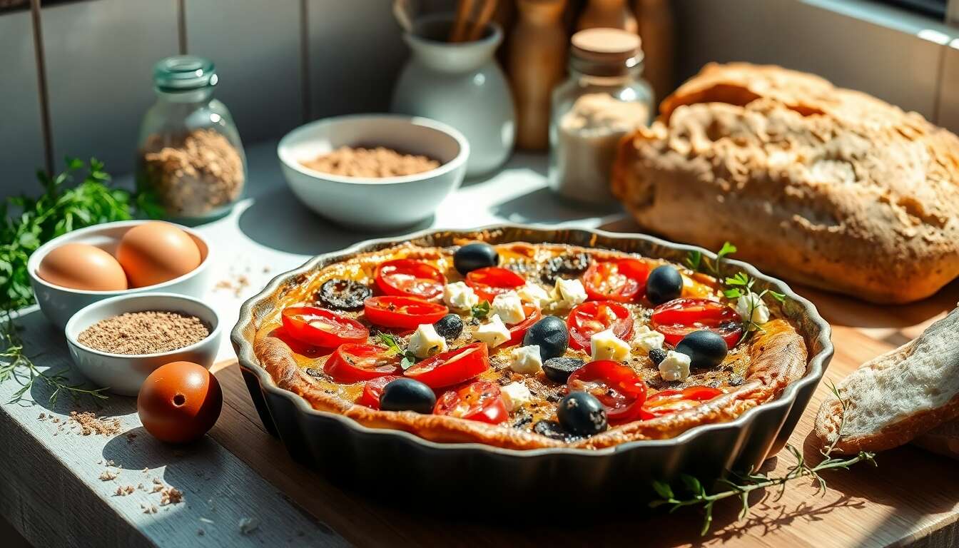 Clafoutis salé : la recette estivale parfaite
