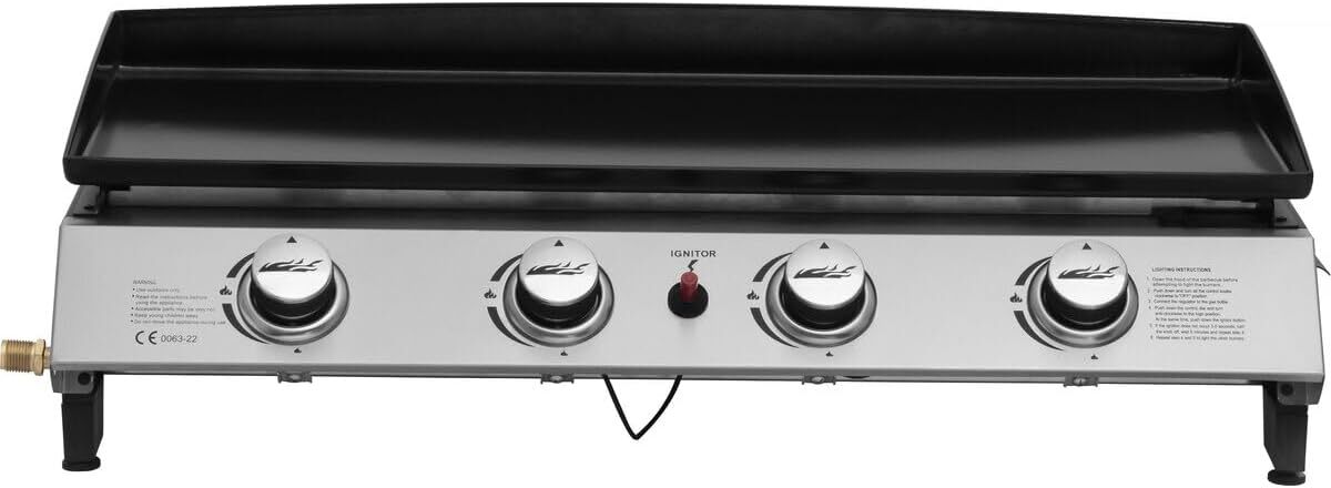 Test de la plancha gaz Habitat et Jardin Jolly 4 brûleurs 10 KW