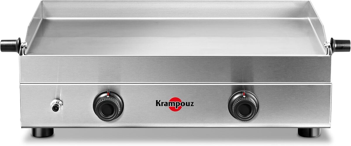 Test : plancha gaz Krampouz Saveur 3400W, 2 brûleurs