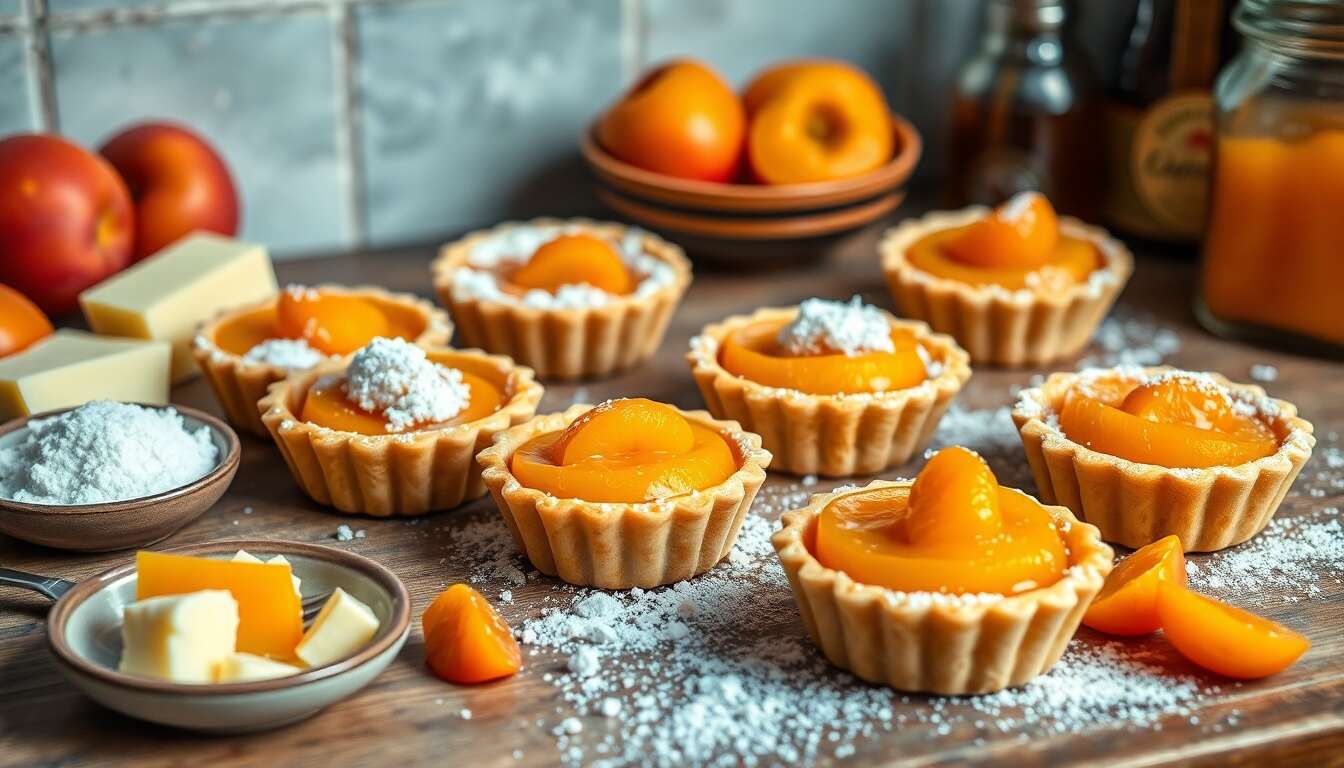Tartelettes aux abricots : recette gourmande