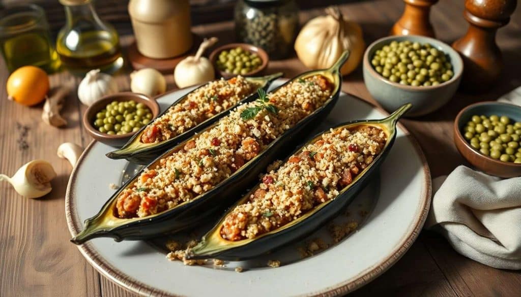 Aubergines Farcies Gourmandes : recette Savoureuse