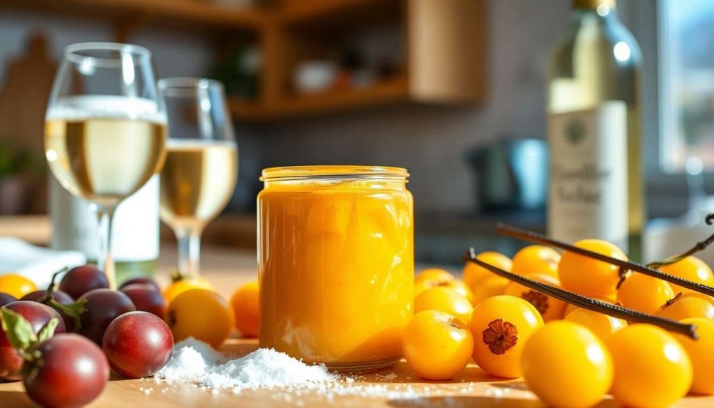 Confiture de mirabelles au vin blanc : recette gourmande