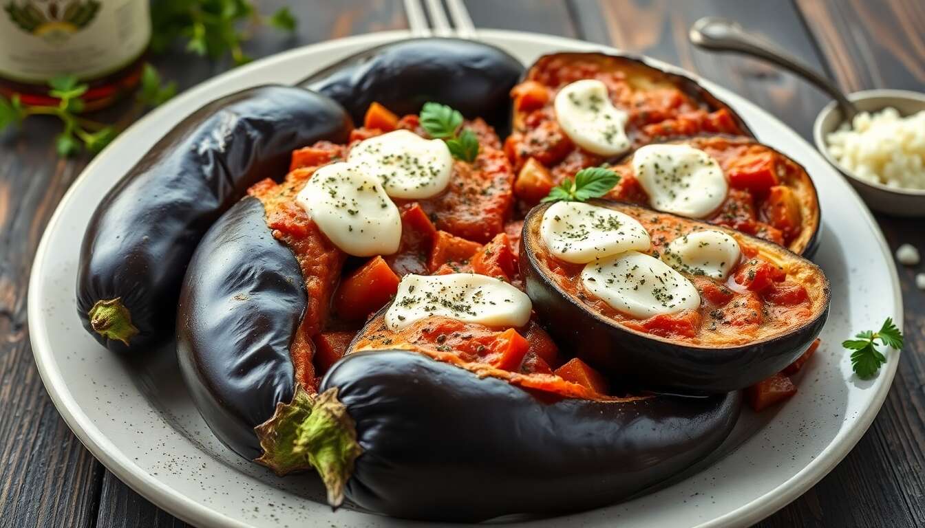 Aubergine au Four : recette Gourmande Façon Pizza