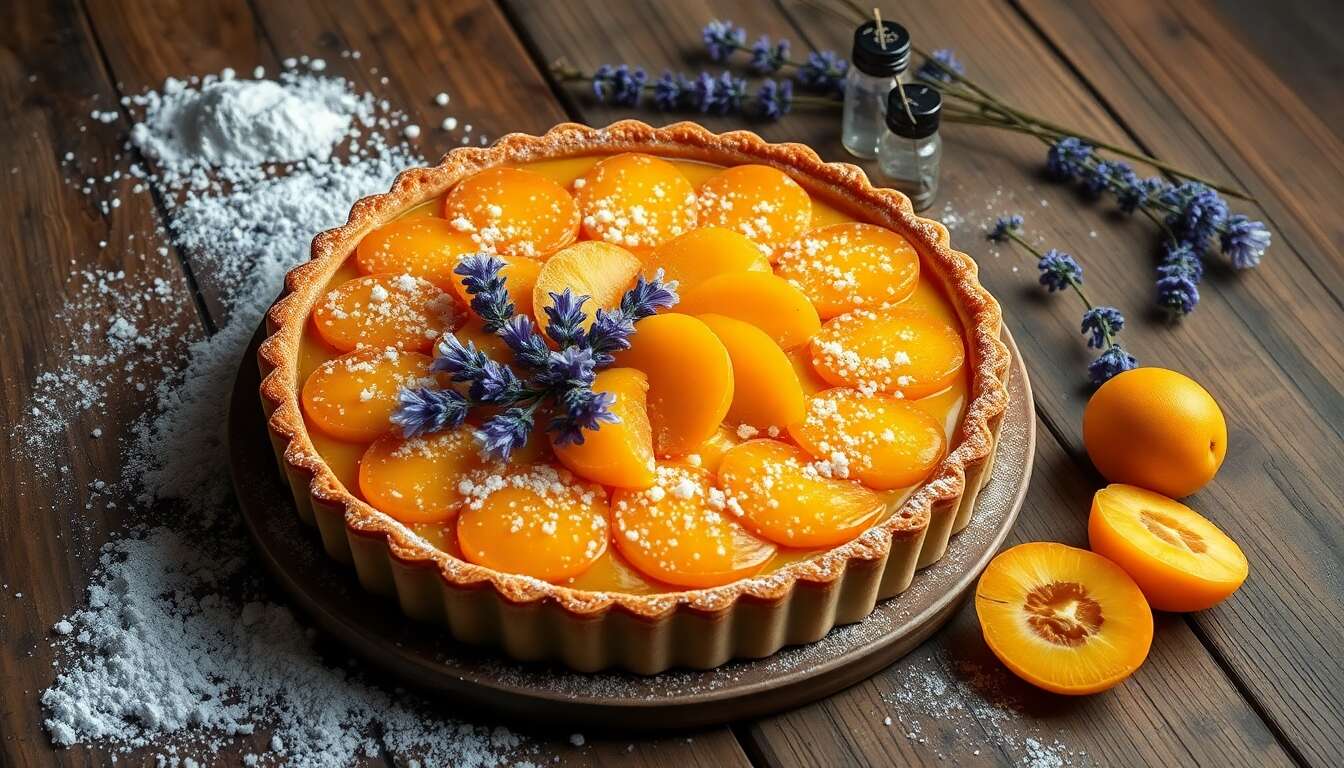Recette de Tarte Tropézienne à l'Abricot et Lavande