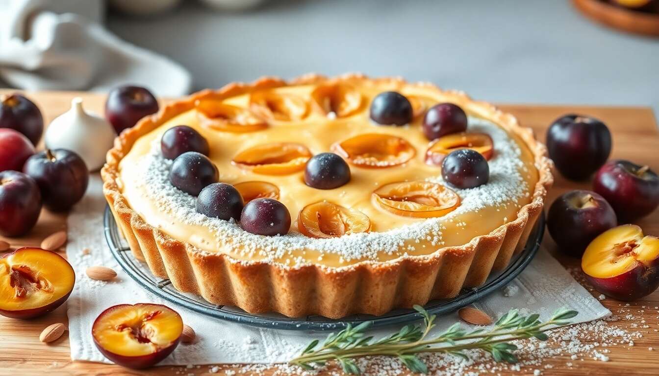 Recette de tarte rustique aux mirabelles : délicatesse fruitée