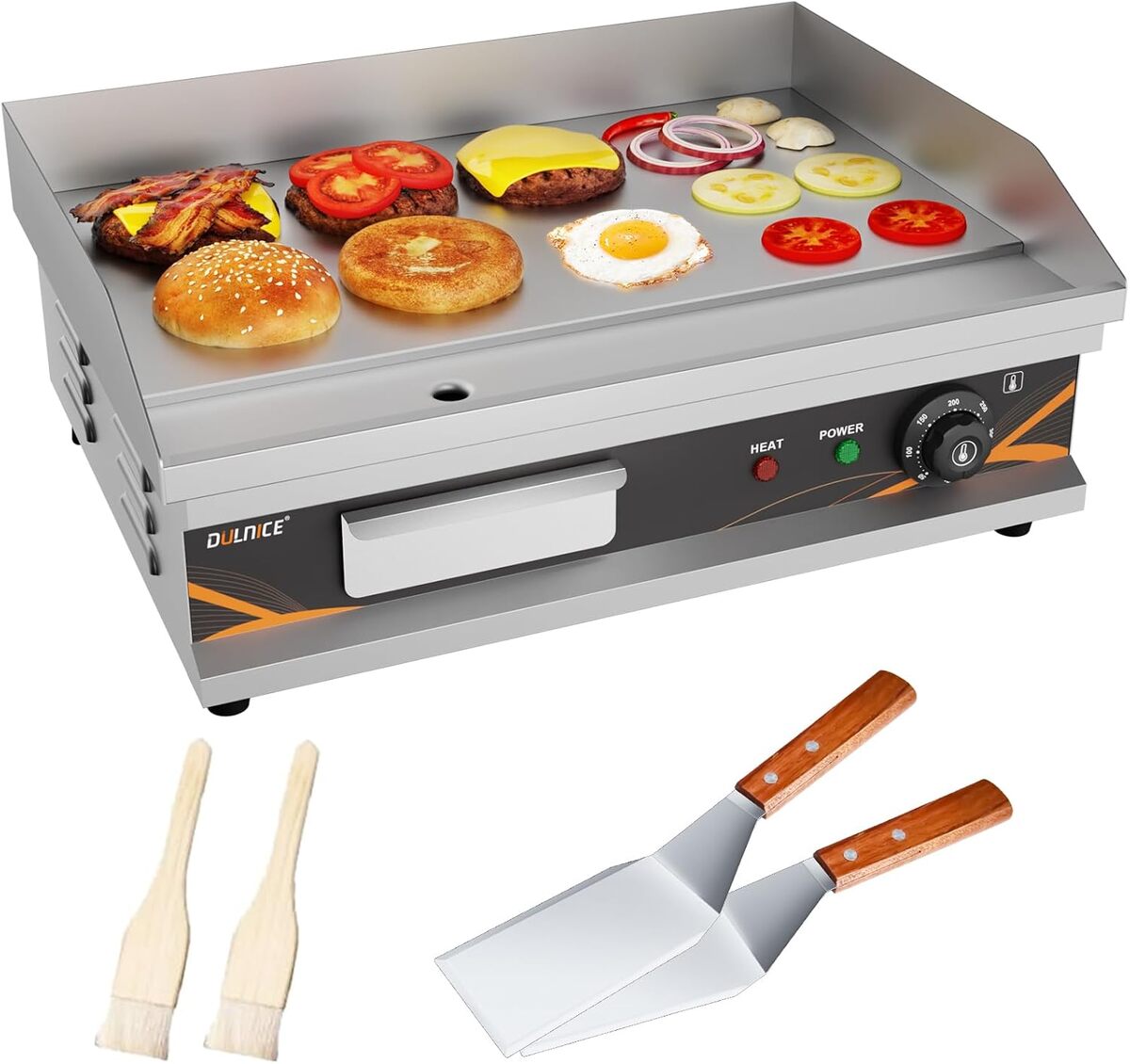 Test de la plancha électrique Dulnice 3000W en inox