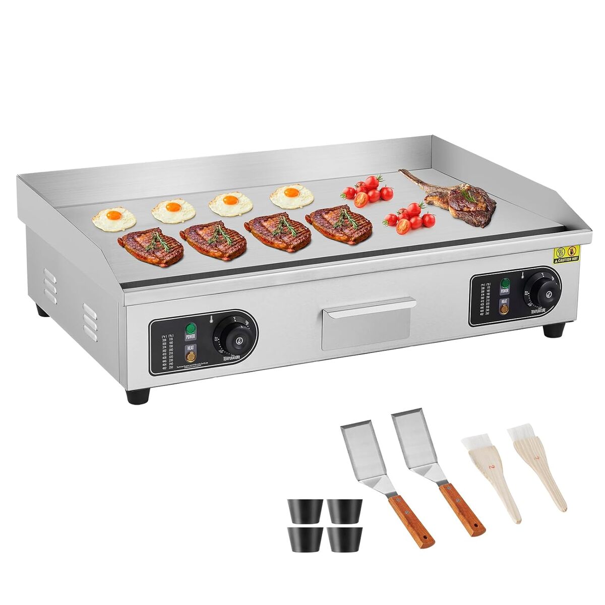 Test de la plancha VEVOR 4400 W : perfection pour barbecue