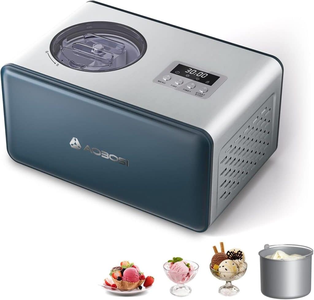 Test de la sorbetière Aobosi : acier inoxydable et facilité d'utilisation