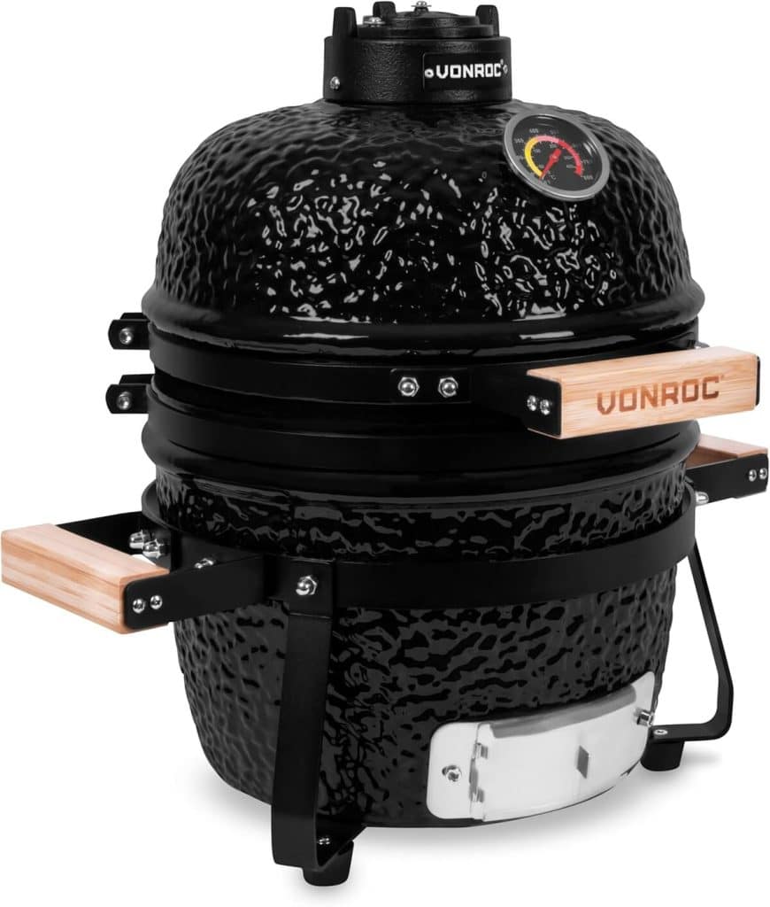 Test du barbecue kamado Vonroc 13 pouces : puissance et praticité