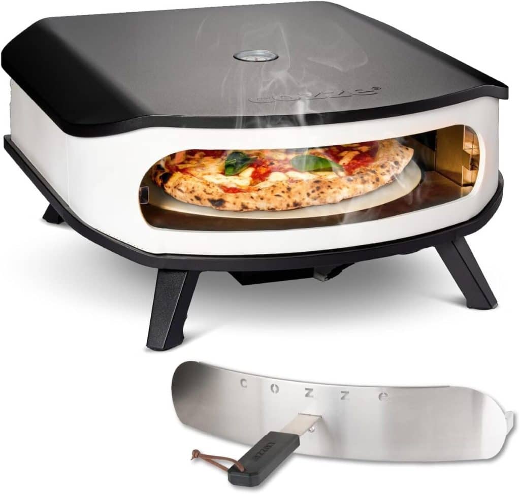 Test : four à pizza gaz cozze 6kW et pierre rotative