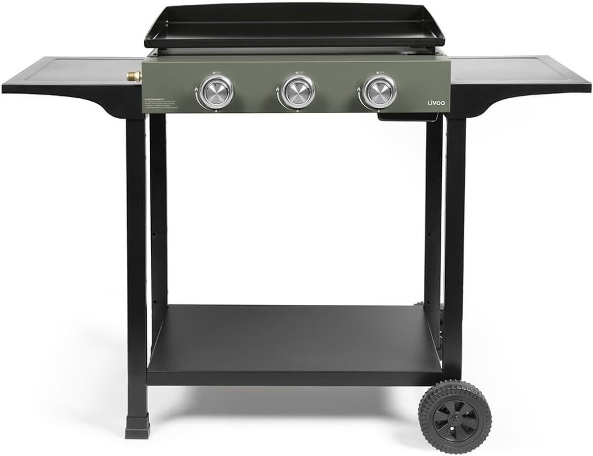 Test : plancha gaz DOC326 Livoo, 3 brûleurs, 7, 5 kW