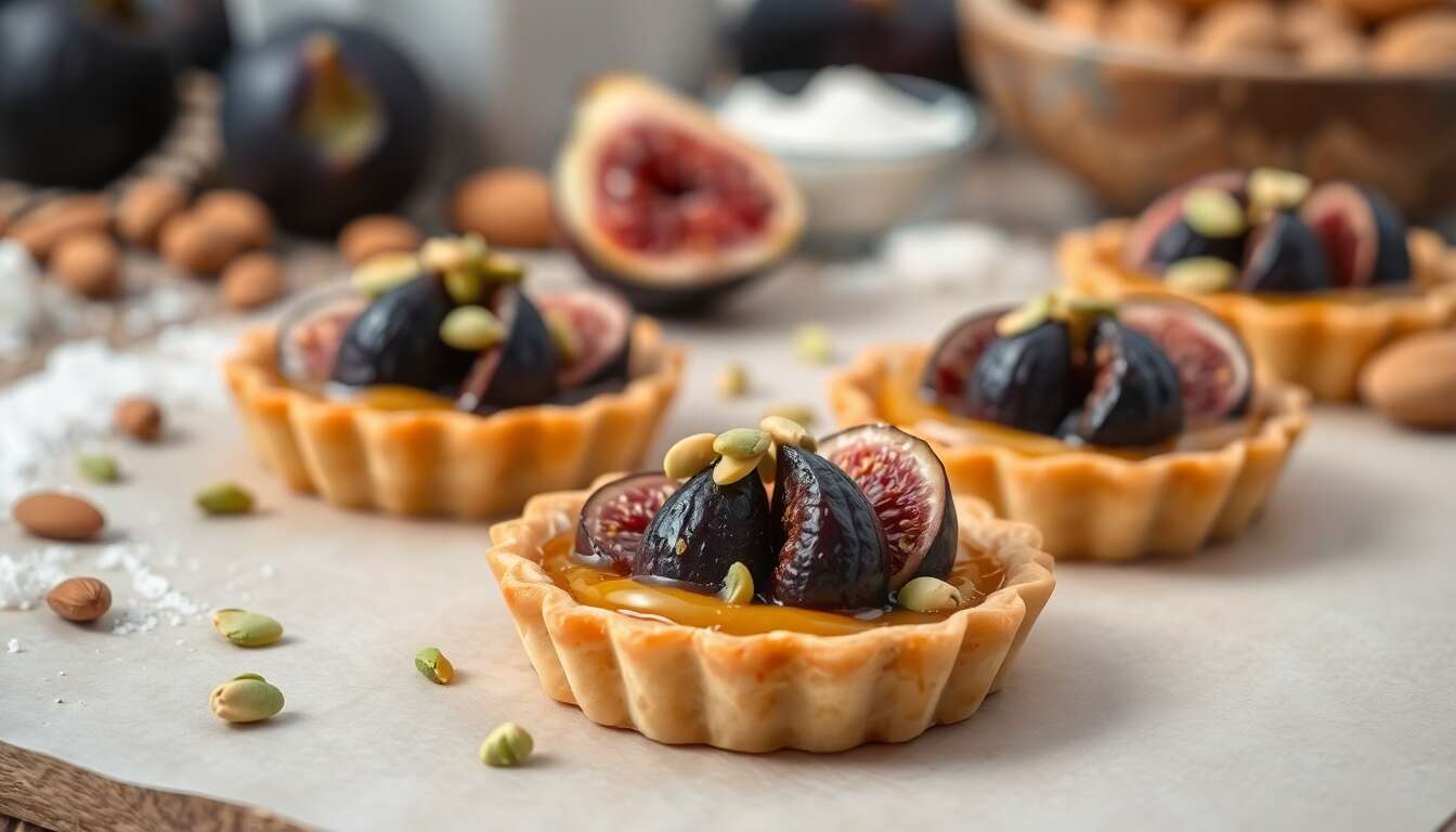 Recette de tartelettes aux figues fraîches : délice fruité à découvrir