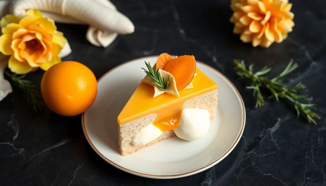 Entremets Abricot Romarin : recette élégante et savoureuse