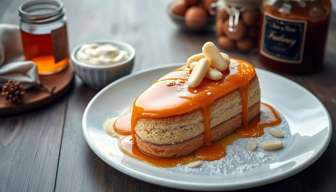 Entremets au miel de châtaignier : recette gourmande et raffinée