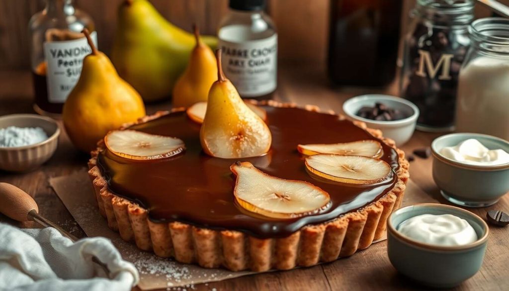 Tarte poire chocolat : la recette gourmande