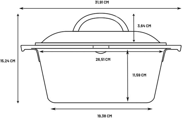 Lodge – Cocotte en Fonte Naturelle 4,7 litres – Tous Feux – Made in USA
