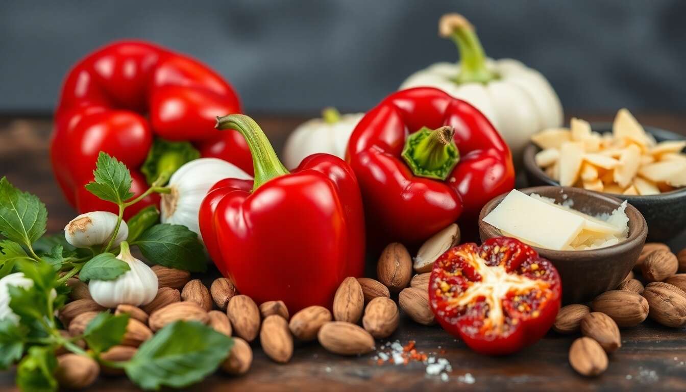 Recette de Pesto de Poivrons Rôtis par Annabel Langbein