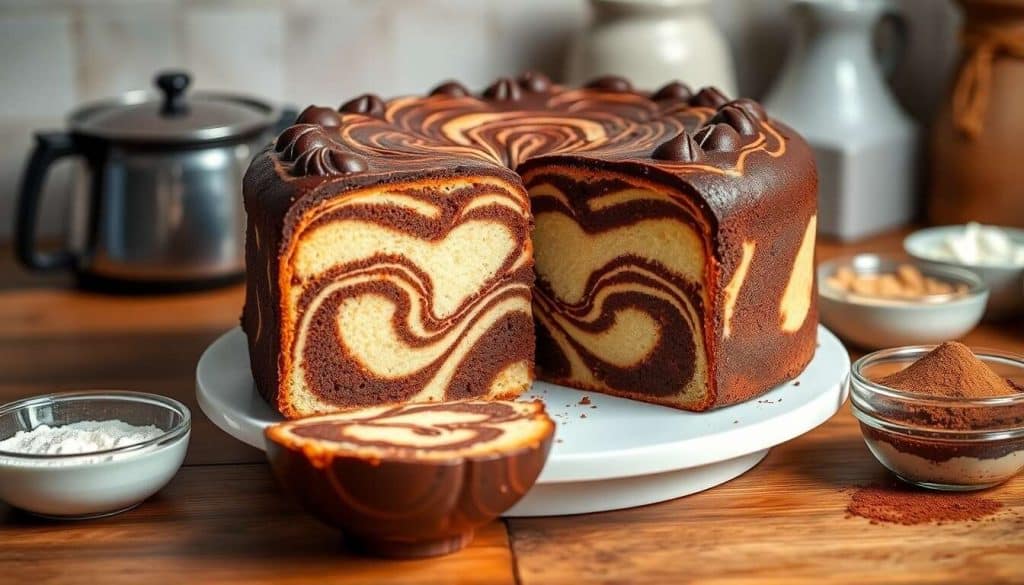 Recette facile du Zebra Cake : un gâteau marbré irrésistible