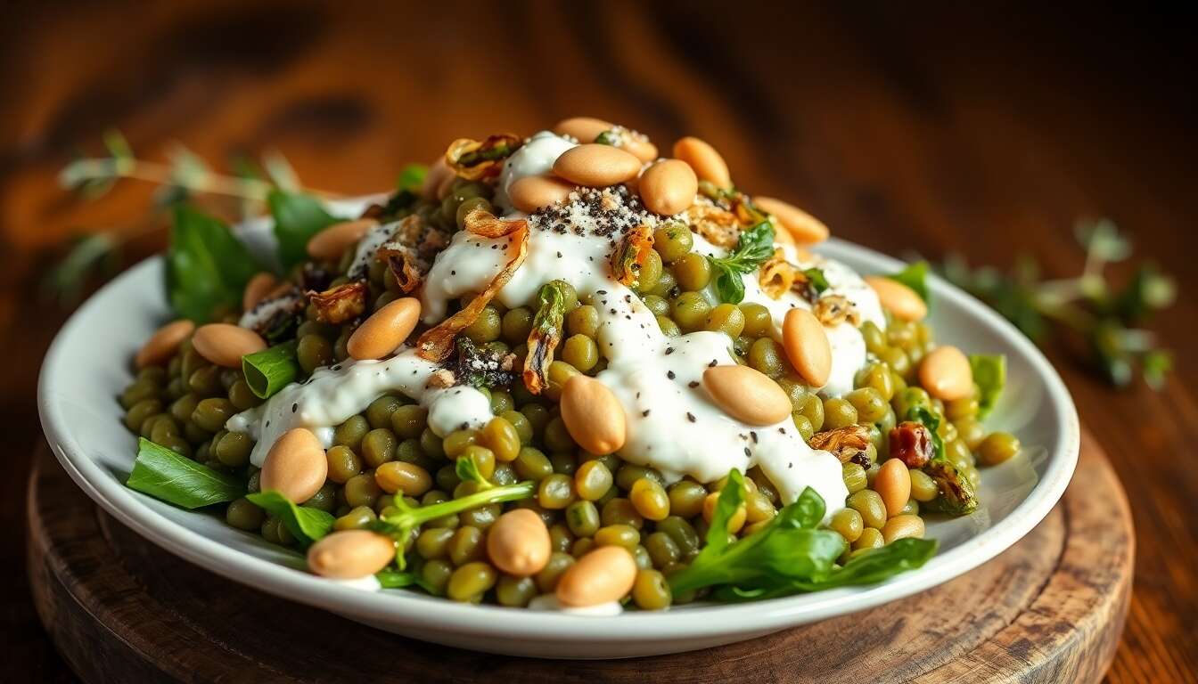 Salade de Lentilles et Crème de Ricotta, la Recette Gourmande