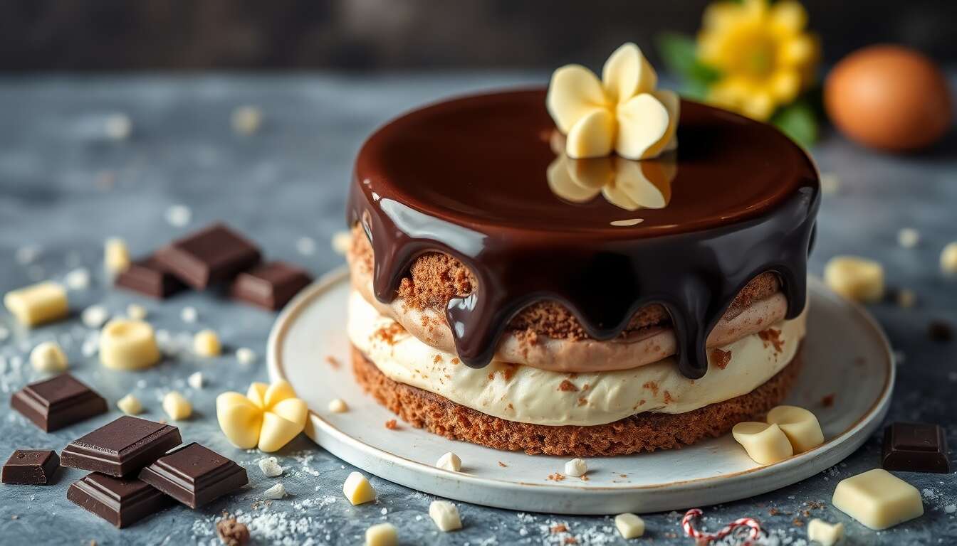 Entremet chocolat vanille : recette gourmande et facile