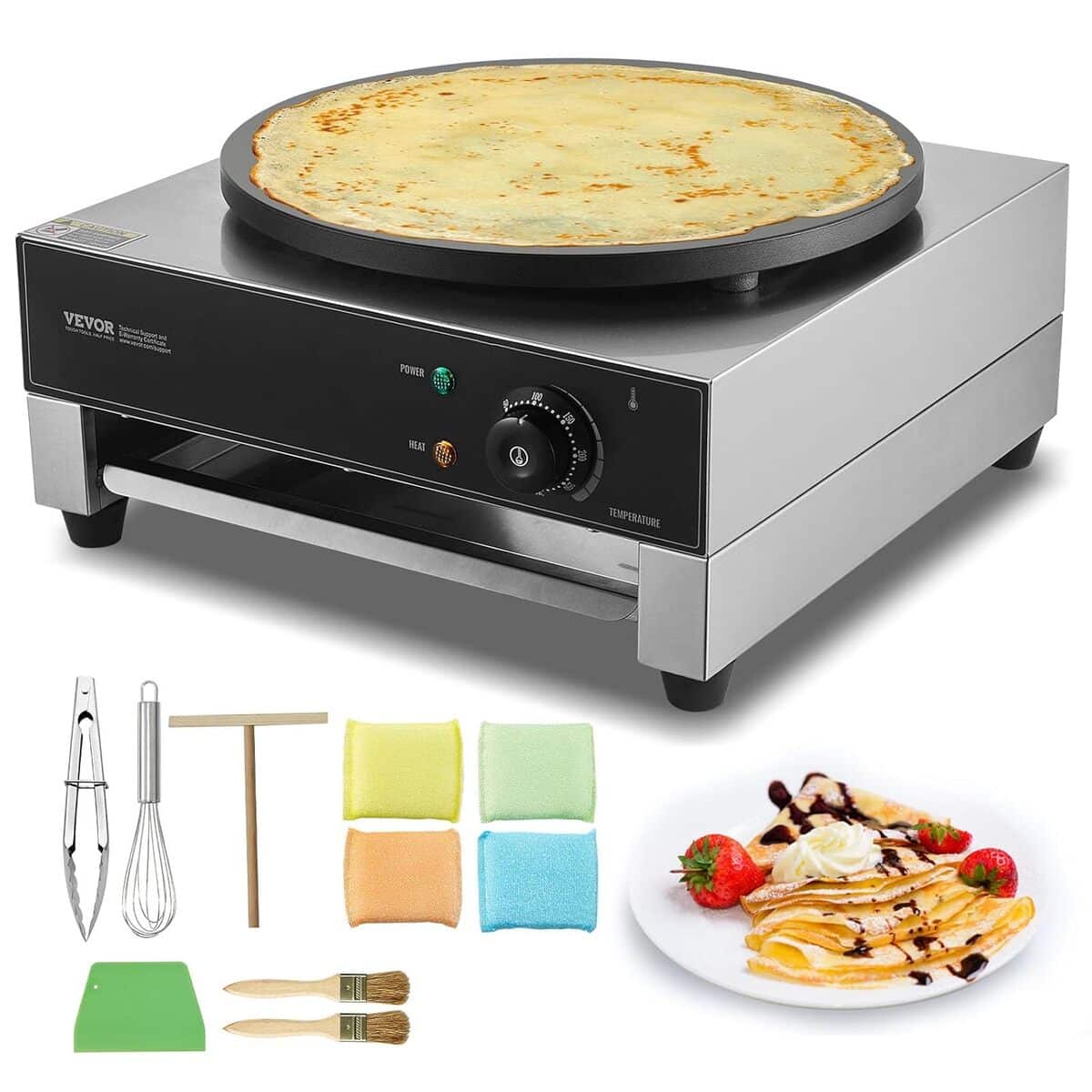 Test de la crêpière électrique Vevor 1700 W