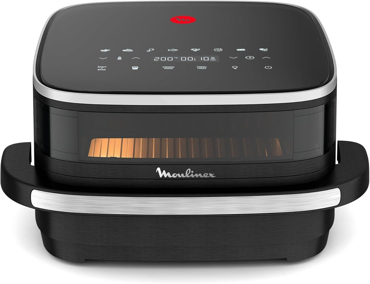 Test de la friteuse Moulinex Easy Fry XL Surface & Pizza 4L en noir