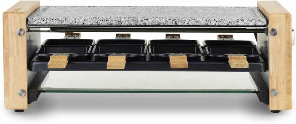 Test de l'appareil à raclette multifonction H.Koenig WOD12 : 1200W pour 8 personnes