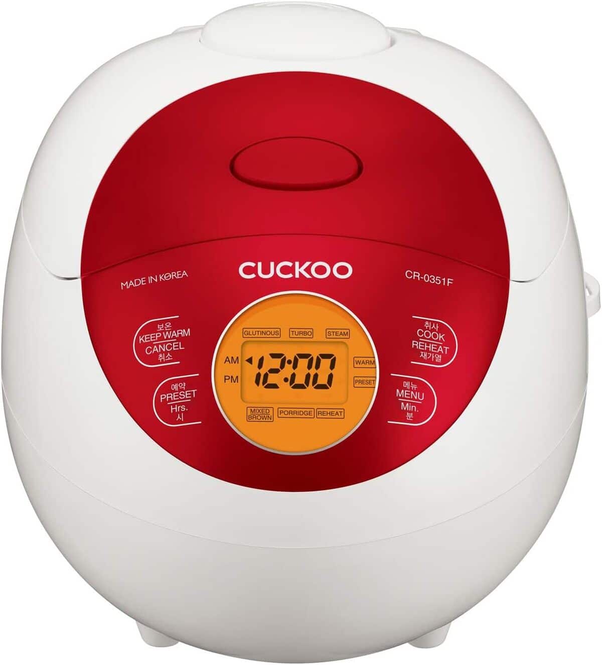 Test du cuiseur à riz CUCKOO CR-0351F : fuzzy Logic pour 3 personnes