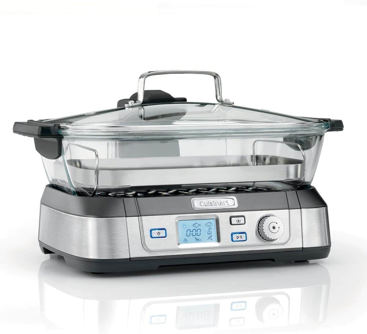 Test du cuiseur à vapeur Cuisinart Cookfresh : efficacité et design en verre
