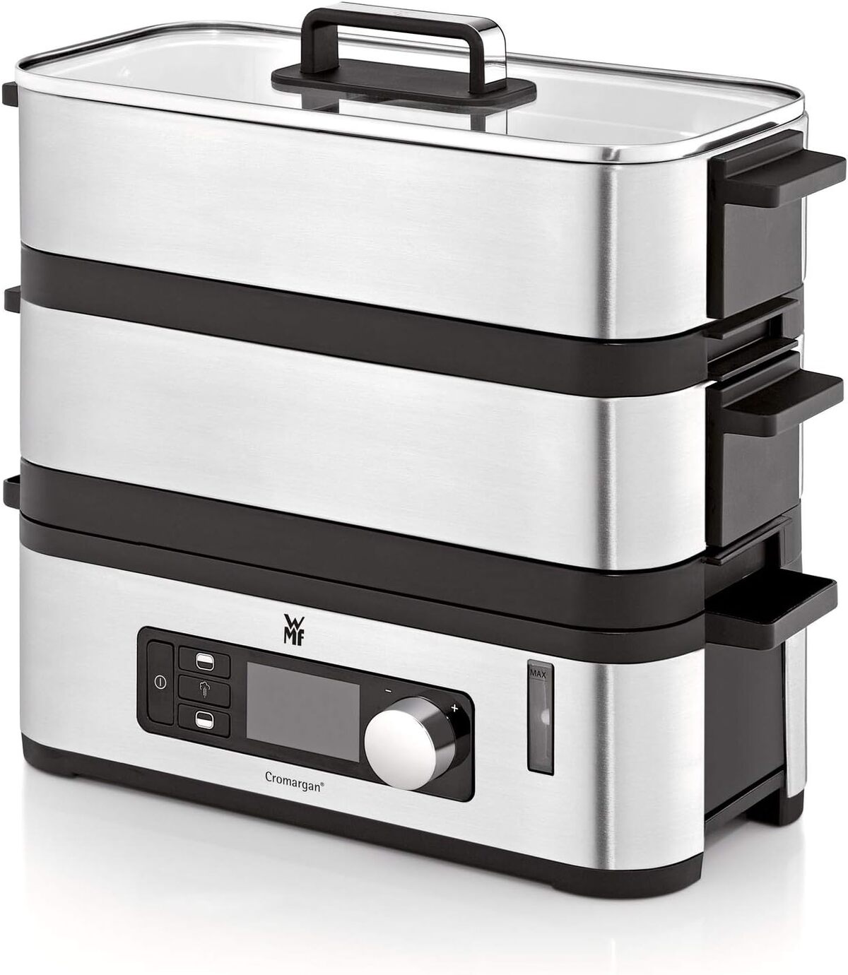 Test du WMF KITCHENminis : cuiseur vapeur électrique compact 900W