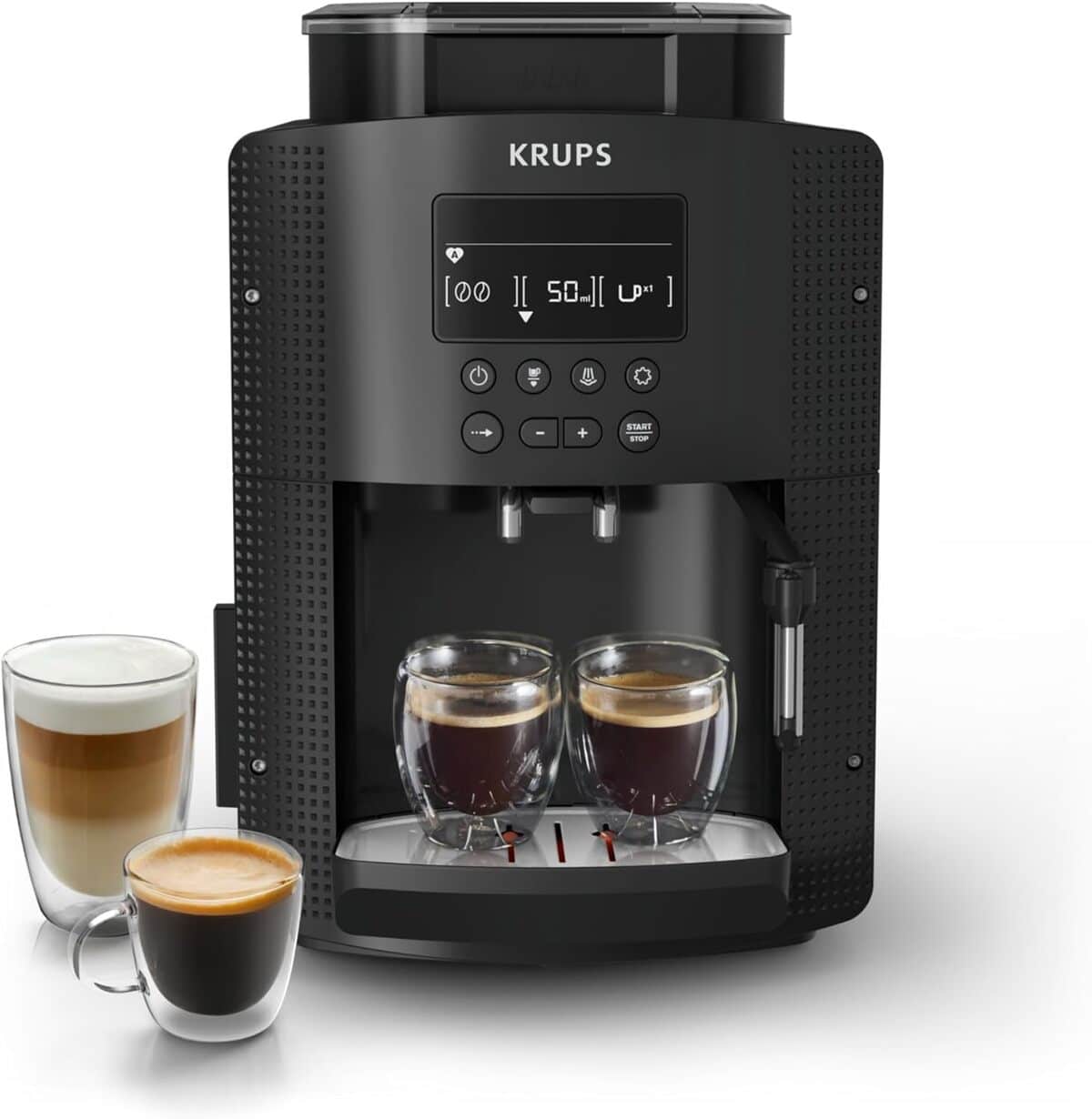 Test Krups Essential YY8135FD : machine expresso multi-tasses