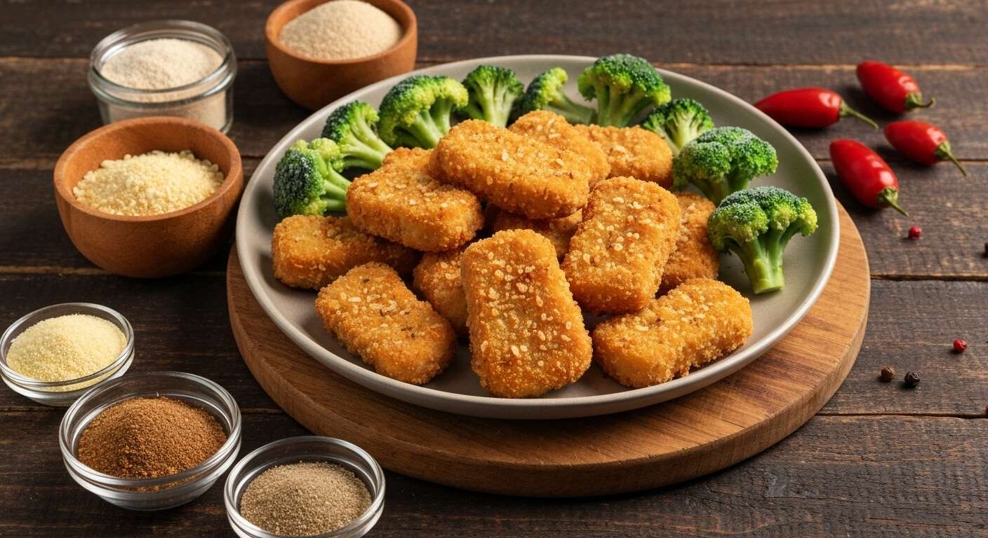 Nuggets au poulet et brocolis : recette facile et rapide