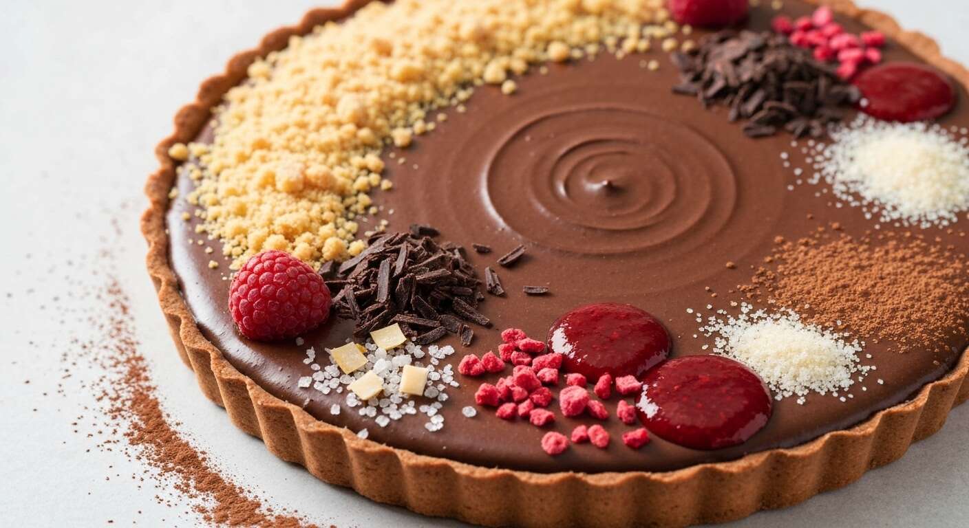 Recette Tarte Chocolat Framboises : délice Gourmand