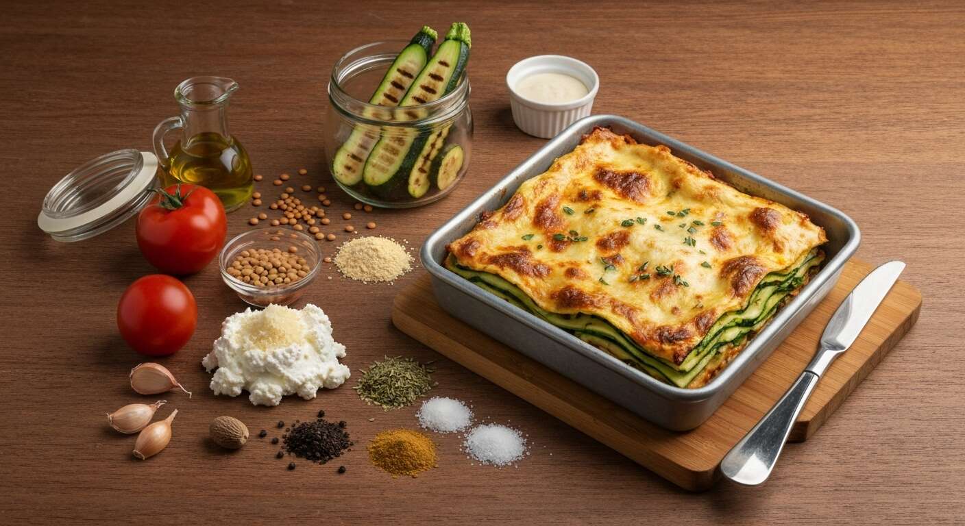 Lasagnes de courgette : recette saine et savoureuse