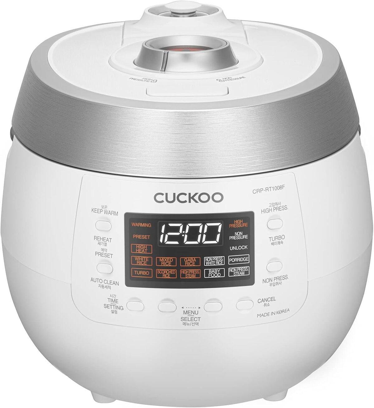 Test Cuckoo CRP-RT1008F : cuiseur à riz 1150 W 10 tasses