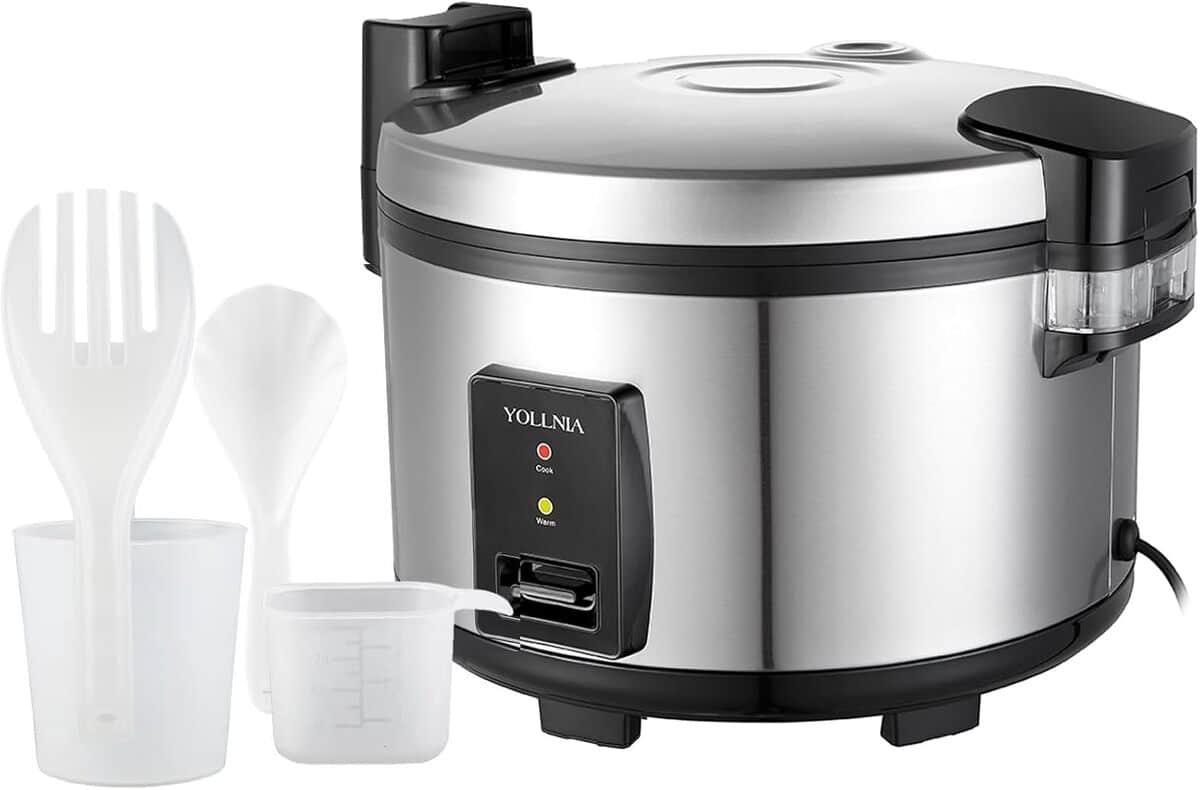 Test : cuiseur de riz Yollnia 23L, grande capacité et puissance 2500W