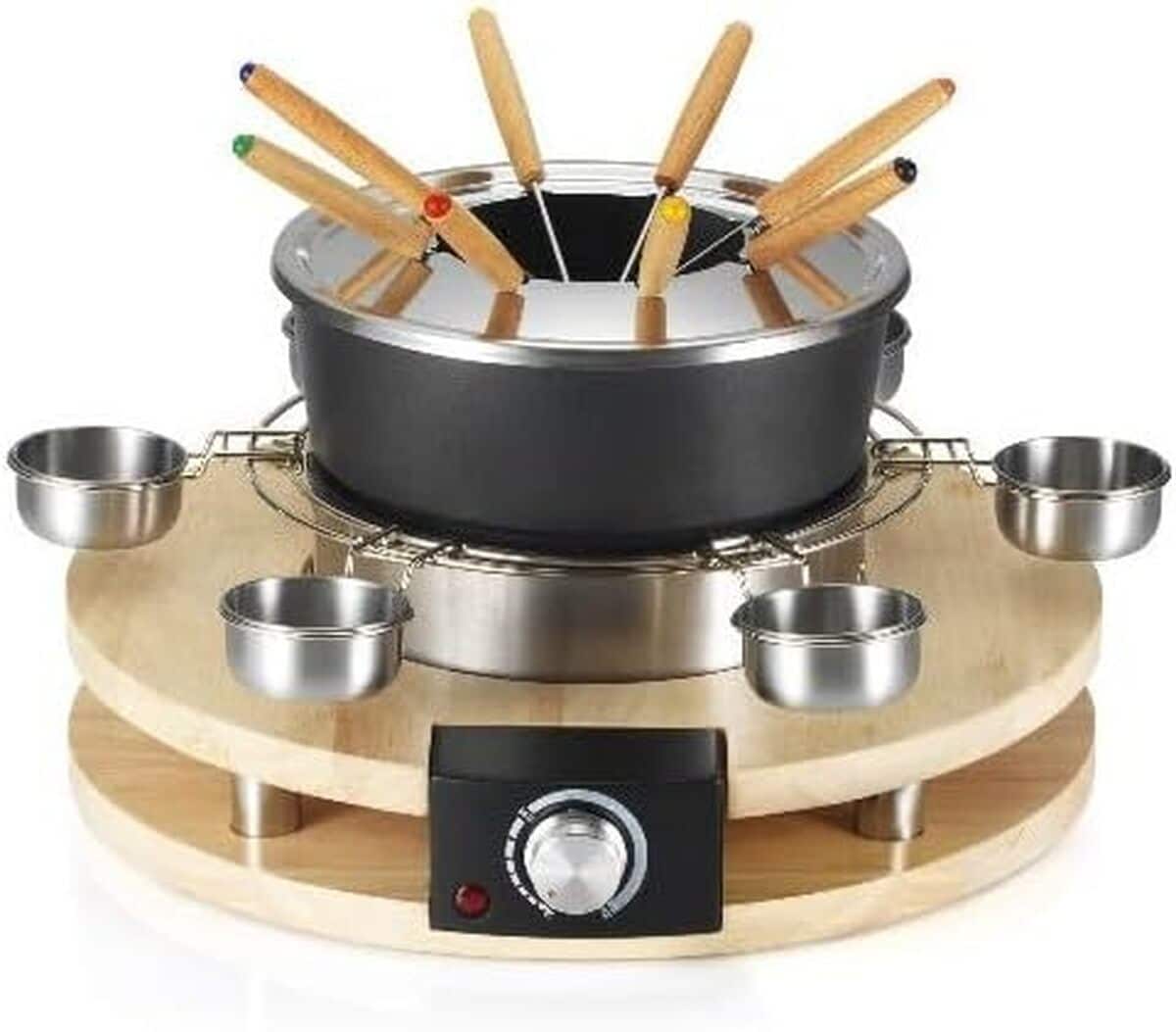 Test de la fondue KCWOOD 1300w à 8 fourchettes