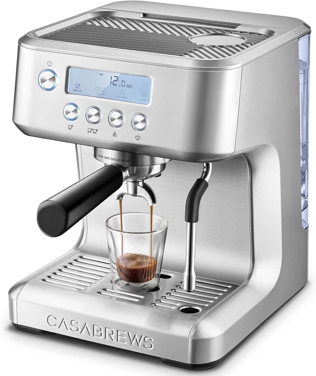 Test de la machine à café expresso CASABREWS : 20 bars de pression et réservoir 2, 2L