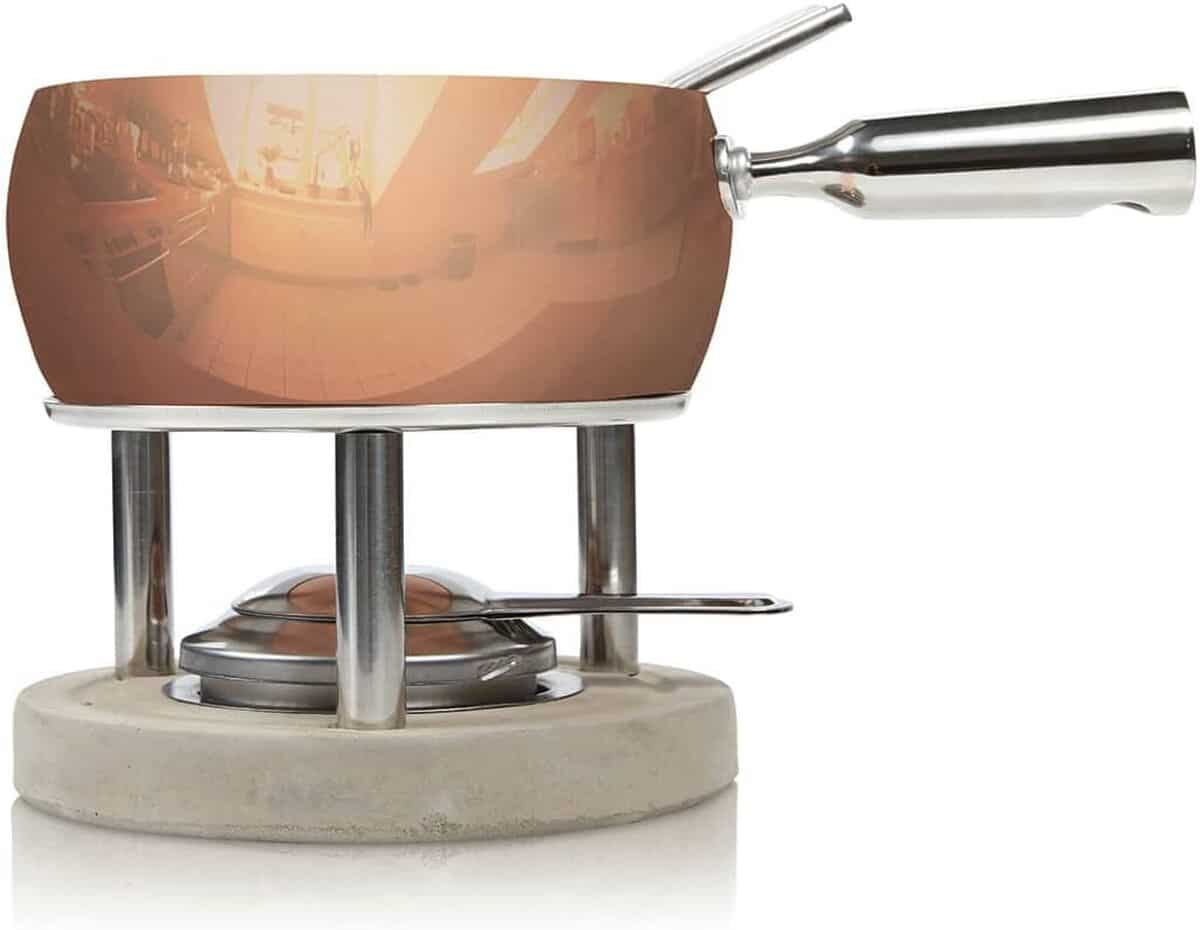 Test du caquelon à fondue en cuivre Boska 1, 7 L