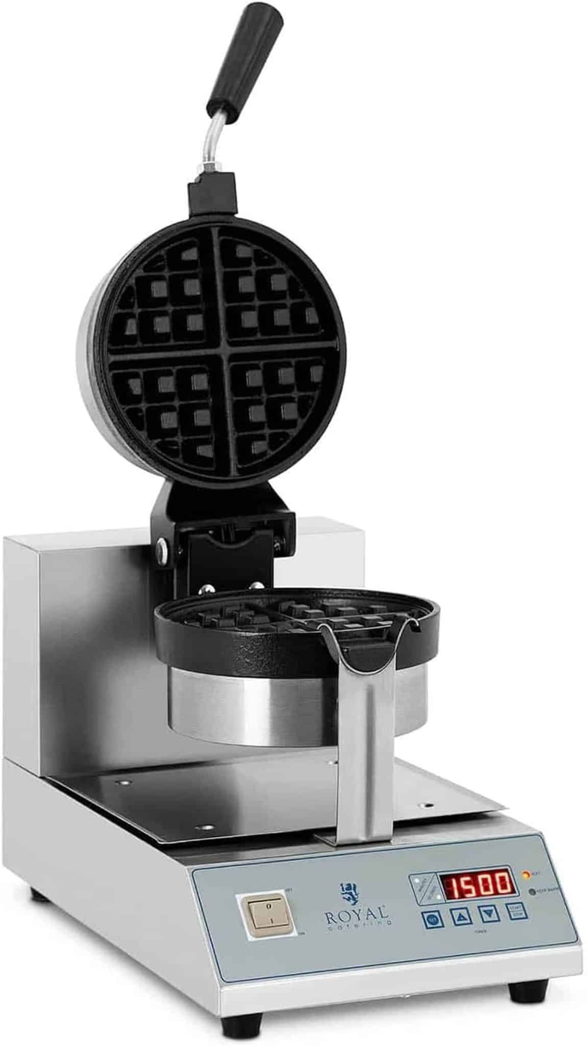 Test du gaufrier rond Royal Catering RCWM-1300-RE : puissance et précision