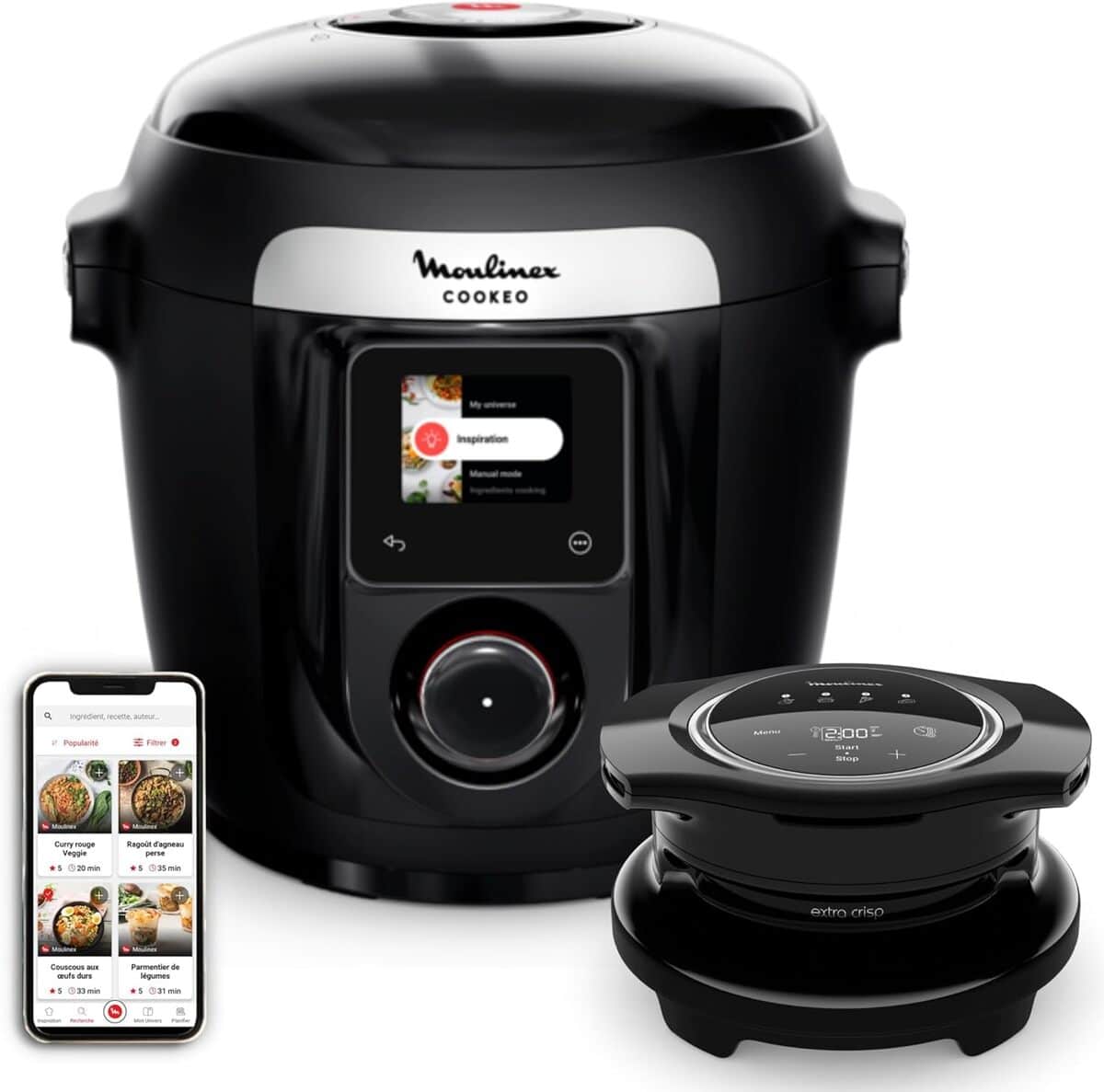 Test du multicuiseur Moulinex Cookeo Wi-Fi Extra Crisp
