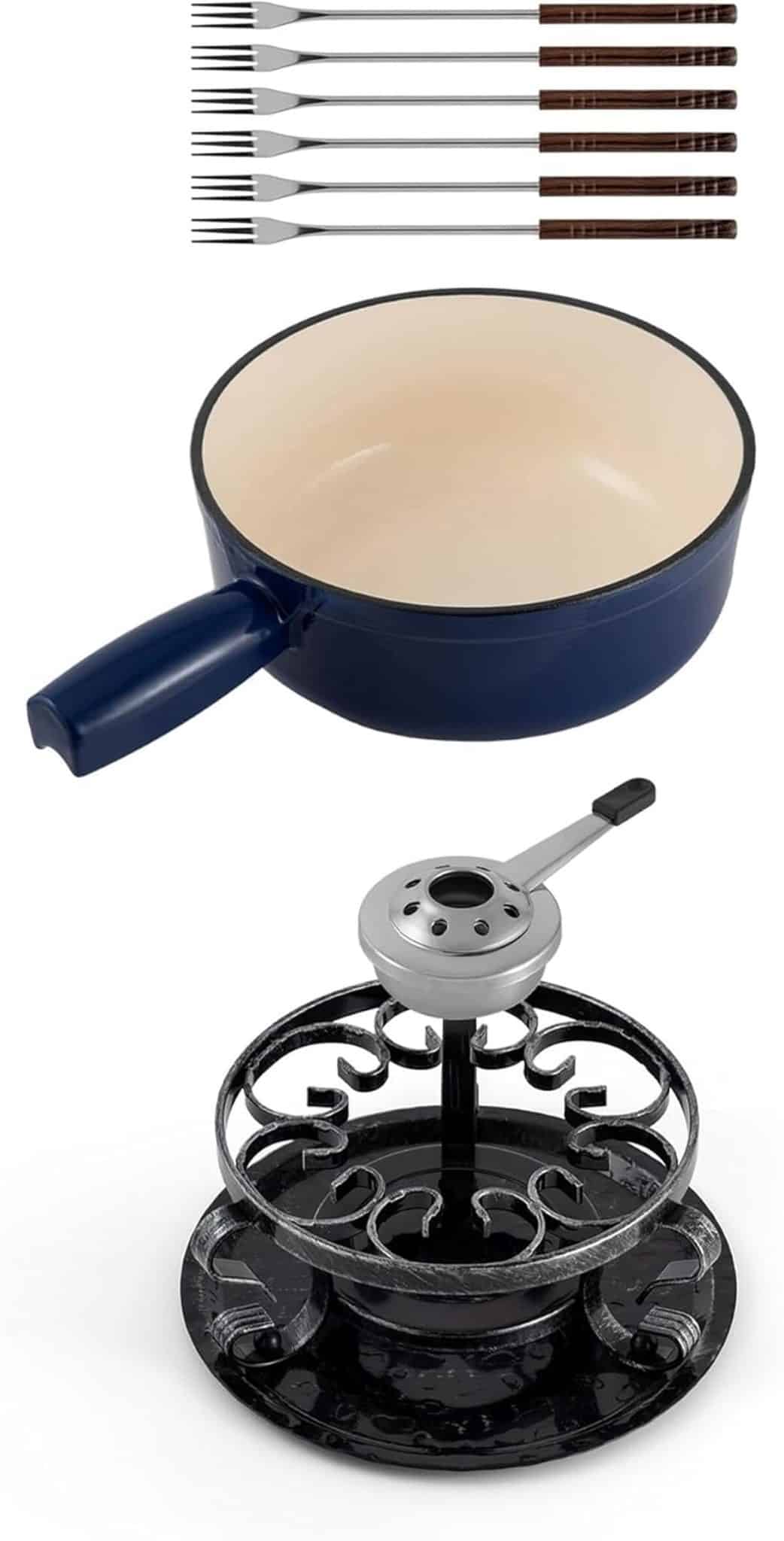 Test du service à fondue en fonte Swissmar Lugano, rouge cerise
