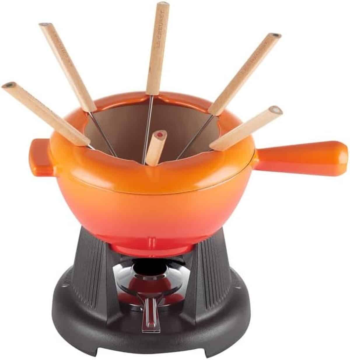 Test : service à fondue Le Creuset Volcanique 2 L