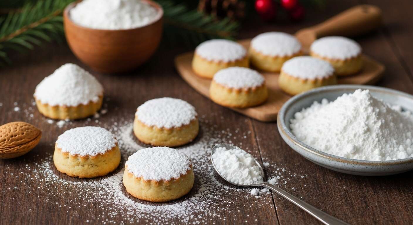 Petits biscuits de Noël à l'amande en 3 ingrédients