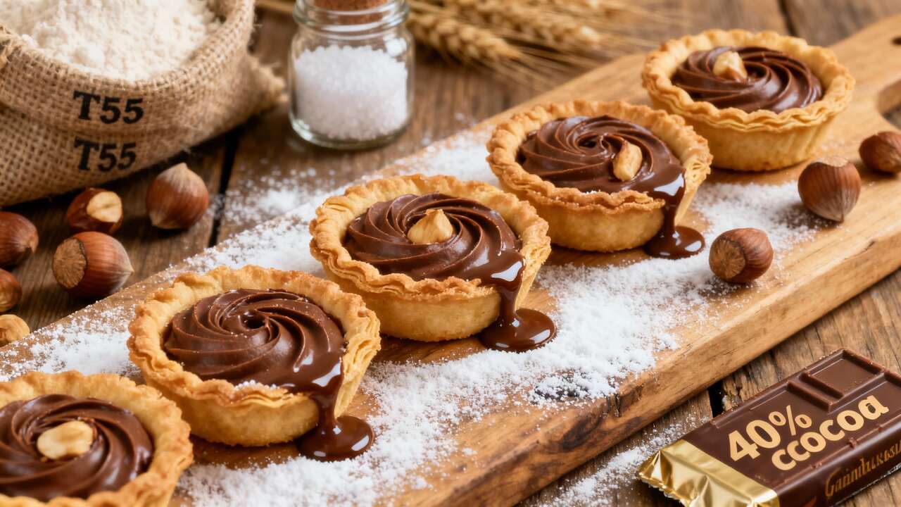Recette de Barquettes Gianduja Maison