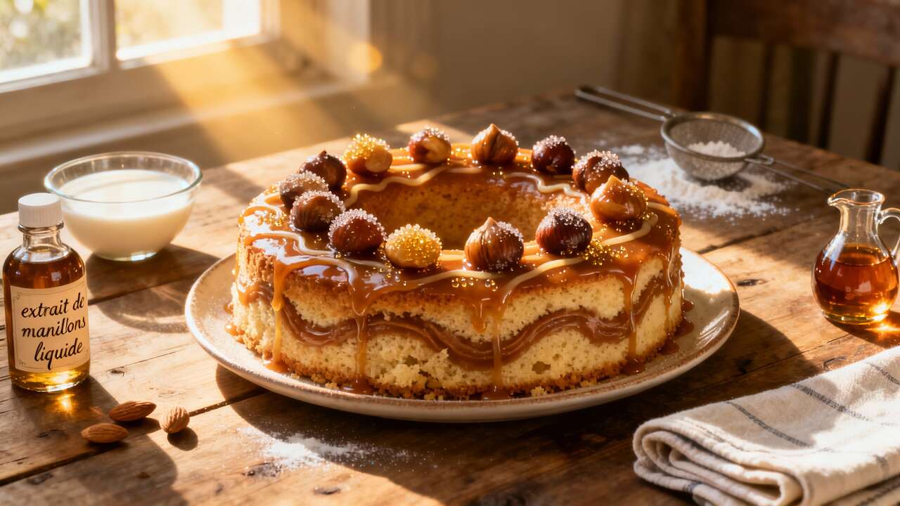 Cake aux marrons glacés : la recette gourmande