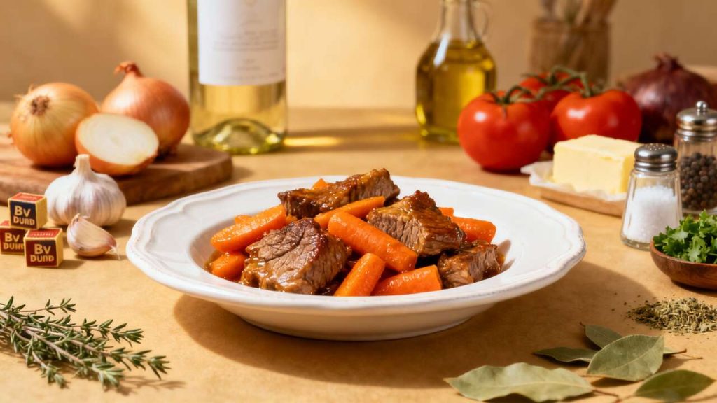 Sauté de veau aux carottes fondantes : la recette savoureuse