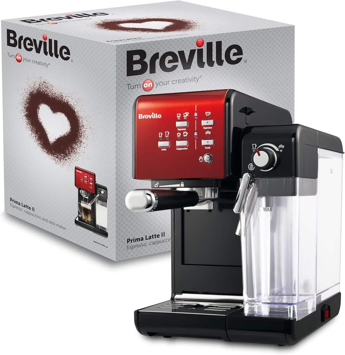 Test : breville PrimaLatte II, la machine à café et expresso avec mousseur automatique