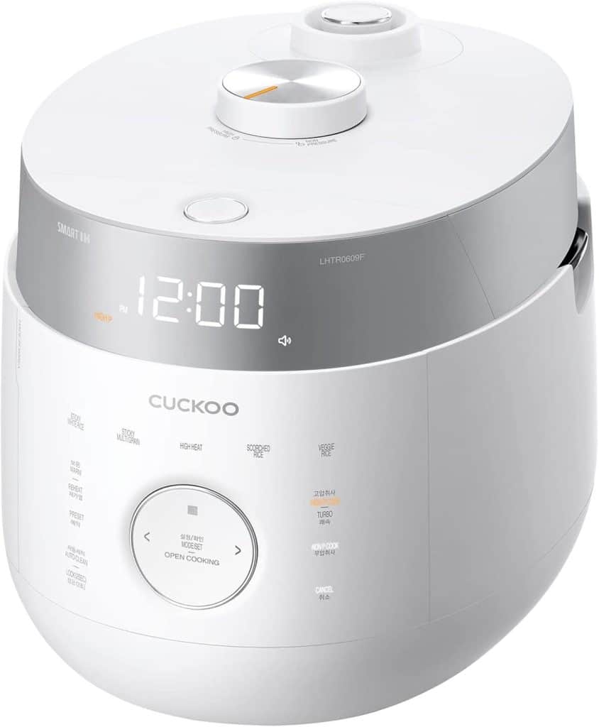 Test : cuiseur à riz CUCKOO CRP-LHTR0609F induction