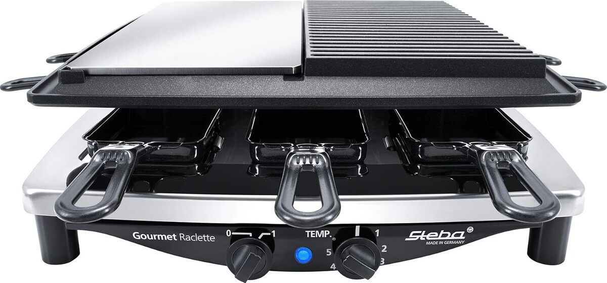 Test du grill Steba RC 8 Steel Deluxe en acier inoxydable